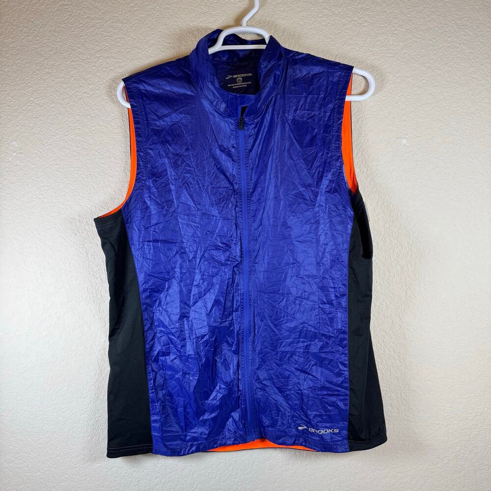 Brooks Vest Mens XL Lite-Shelter Technology Running Athletic Sleeveless Full Zip